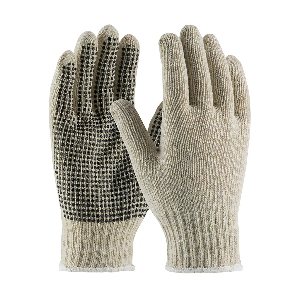 Pip 37-C110Pd/L Seamless Knit Cotton / Polyester Glove With Pvc Dot Grip - 7 Gauge 37-C110PDL-18580