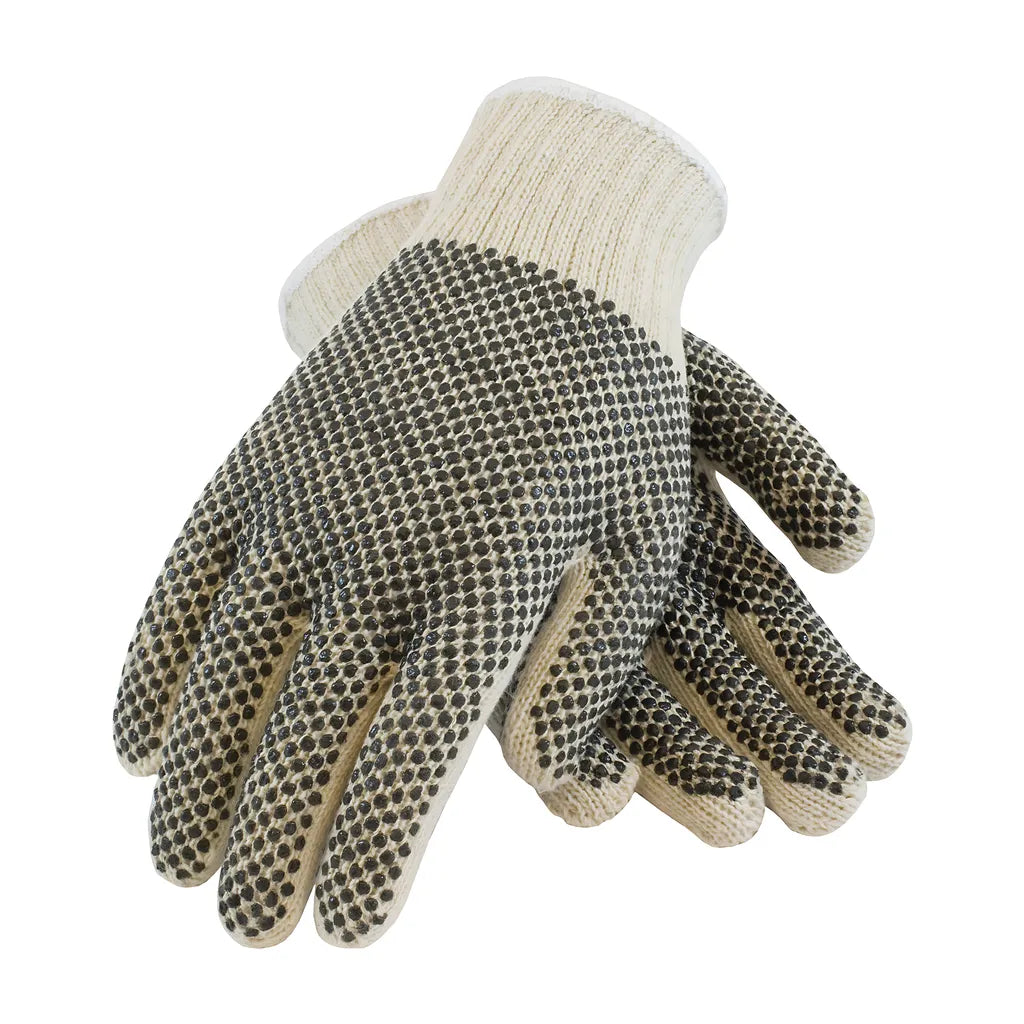 Pip 37-C112Pdd/S Seamless Knit Cotton / Polyester Glove With Double-Sided Pvc Dense Dot Grip - 7 Gauge 37-C112PDDS-18588