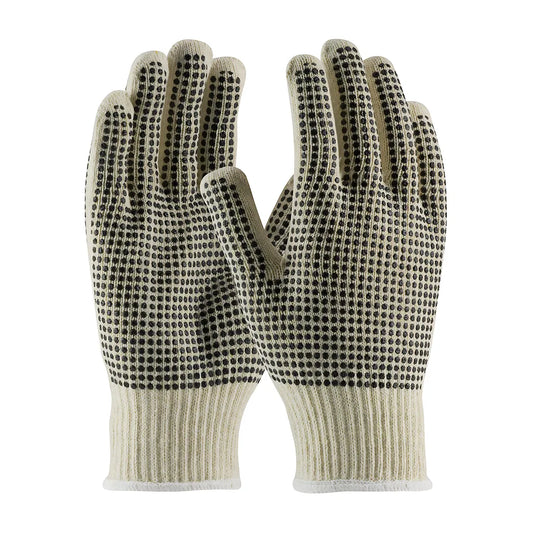 Pip 37-C2110Pdd/L Seamless Knit Cotton / Polyester Glove With Double-Sided Pvc Dot Grip - 10 Gauge 37-C2110PDDL-18595