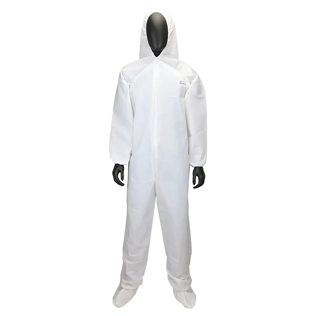 West Chester 3709/L Posiwear Ub Coverall With Elastic Wrist & Ankle, Attached Hood & Boot 56 Gsm 3709L-18549