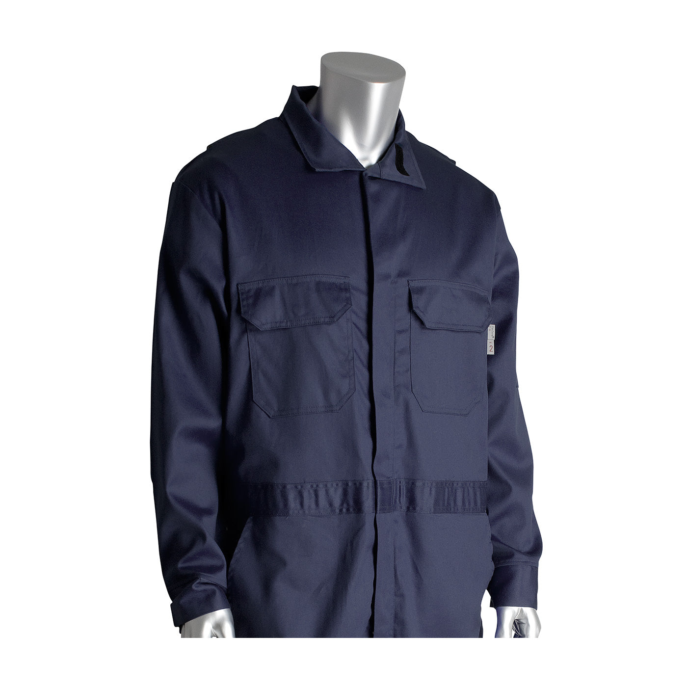 PIP 385-FRSC-NV/M AR/FR Dual Certified Coverall with Zipper Closure - 9.2 Cal/cm2
