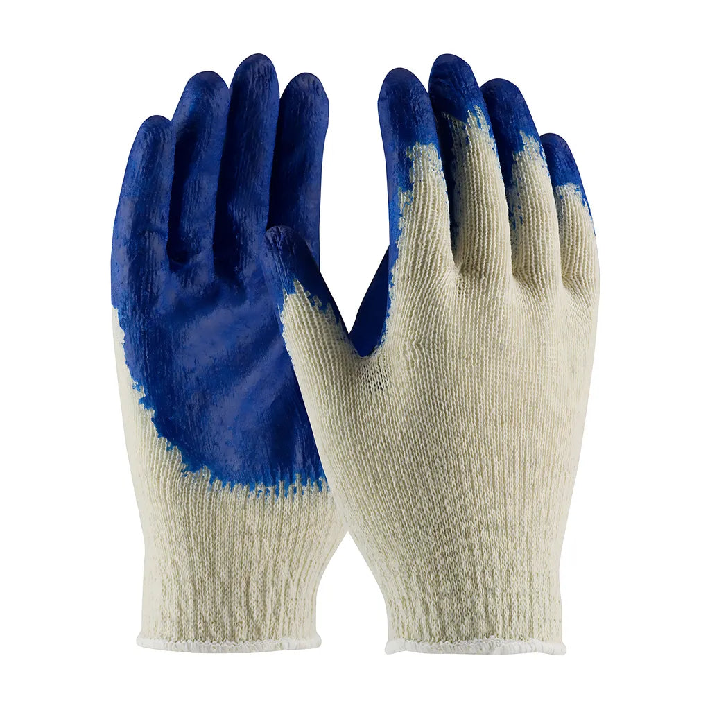 Pip 39-C120/L Economy Weight Seamless Knit Cotton/Polyester Glove With Latex Coated Smooth Grip On Palm & Fingers 39-C120L-19286