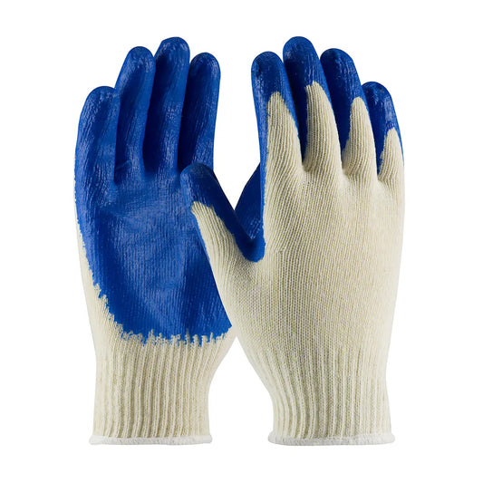 Pip 39-C122/S Regular Weight Seamless Knit Cotton/Polyester Glove With Latex Coated Smooth Grip On Palm & Fingers 39-C122S-19288