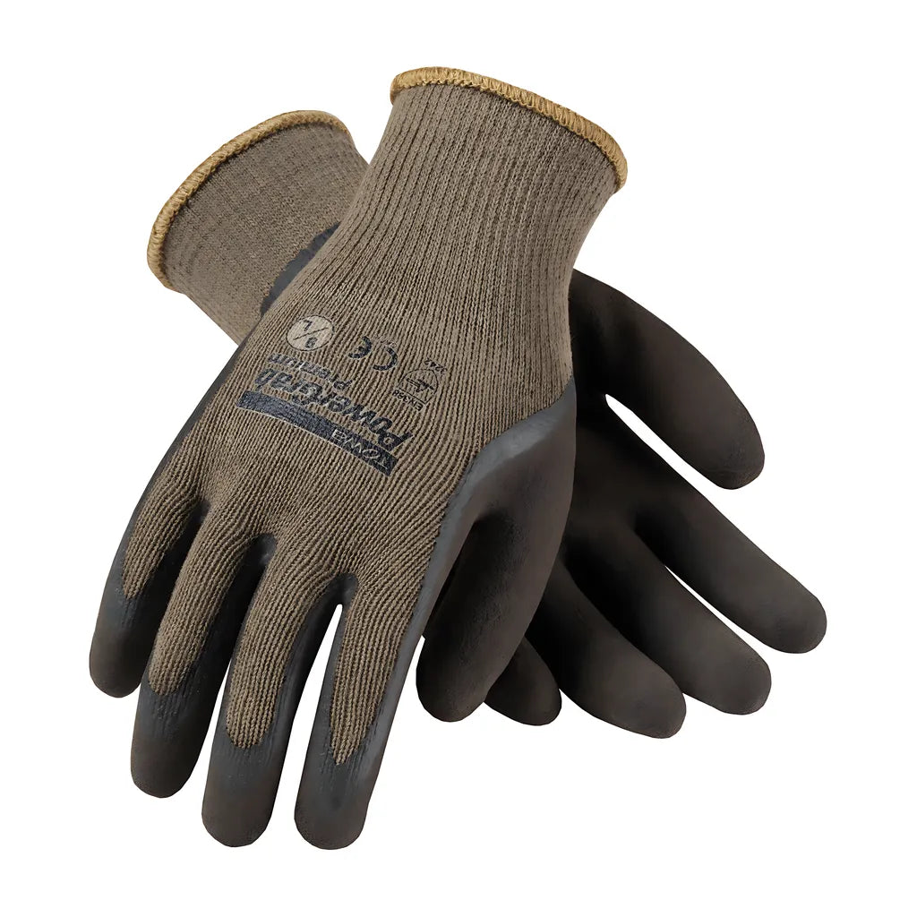 Towa 39-C1500/L Seamless Knit Cotton/Polyester Glove With Latex Microfinish Grip On Palm & Fingers 39-C1500L-19319