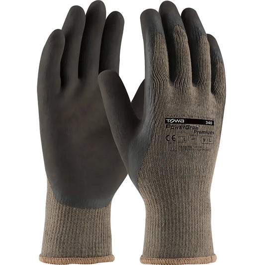 Towa 39-C1500/Xl Seamless Knit Cotton/Polyester Glove With Latex Microfinish Grip On Palm & Fingers 39-C1500XL-19320