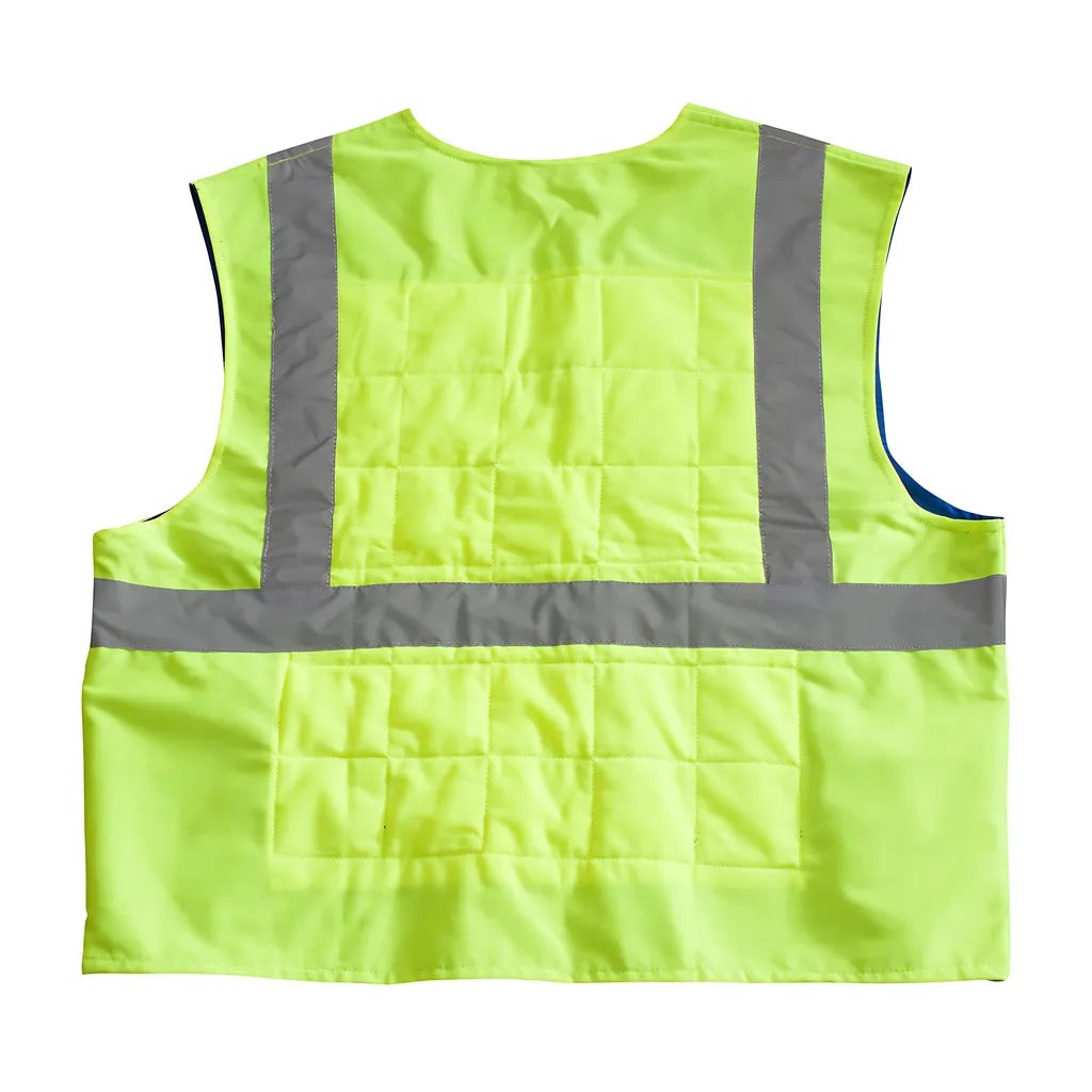 Ez-Cool 390-Ez202-Ys/M Ansi Type R Class 2 Evaporative Cooling Vest 390-EZ202-YSM-19145