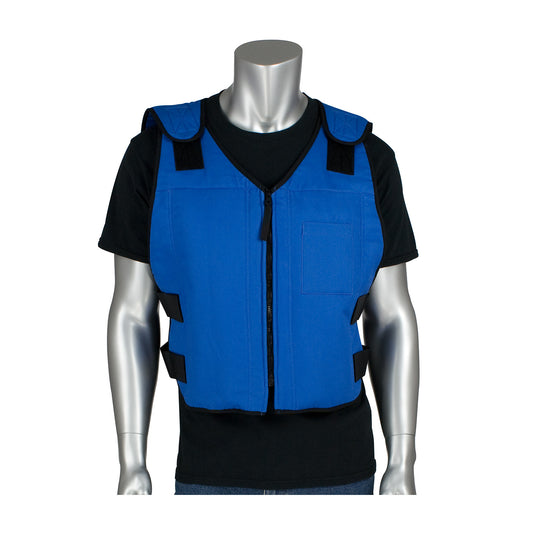 EZ-Cool 390-EZSPC-M/L Premium Phase Change Active Fit Cooling Vest with Insulated Cooler Bag