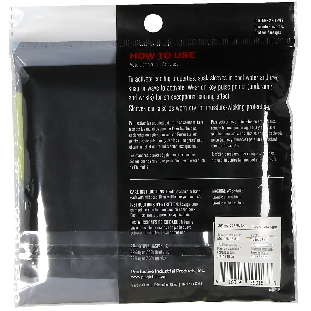 Ez-Cool 391-Ez275Bk-Xl/2Xl Evaporative Cooling Sleeve 391-EZ275BK-XL2XL-19189