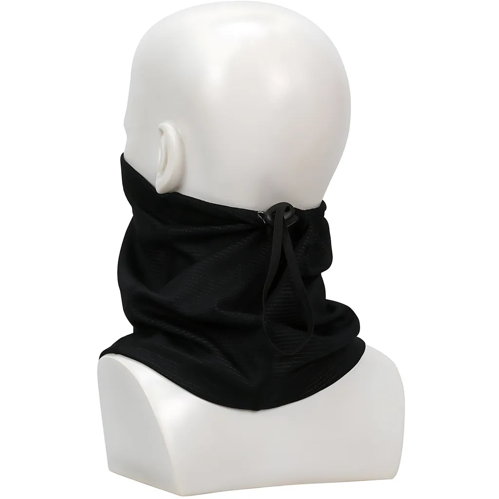 Ez-Cool 393-Ez310-Blk Adjustable 2-Layer Neck Gaiter 393-EZ310-BLK-19219