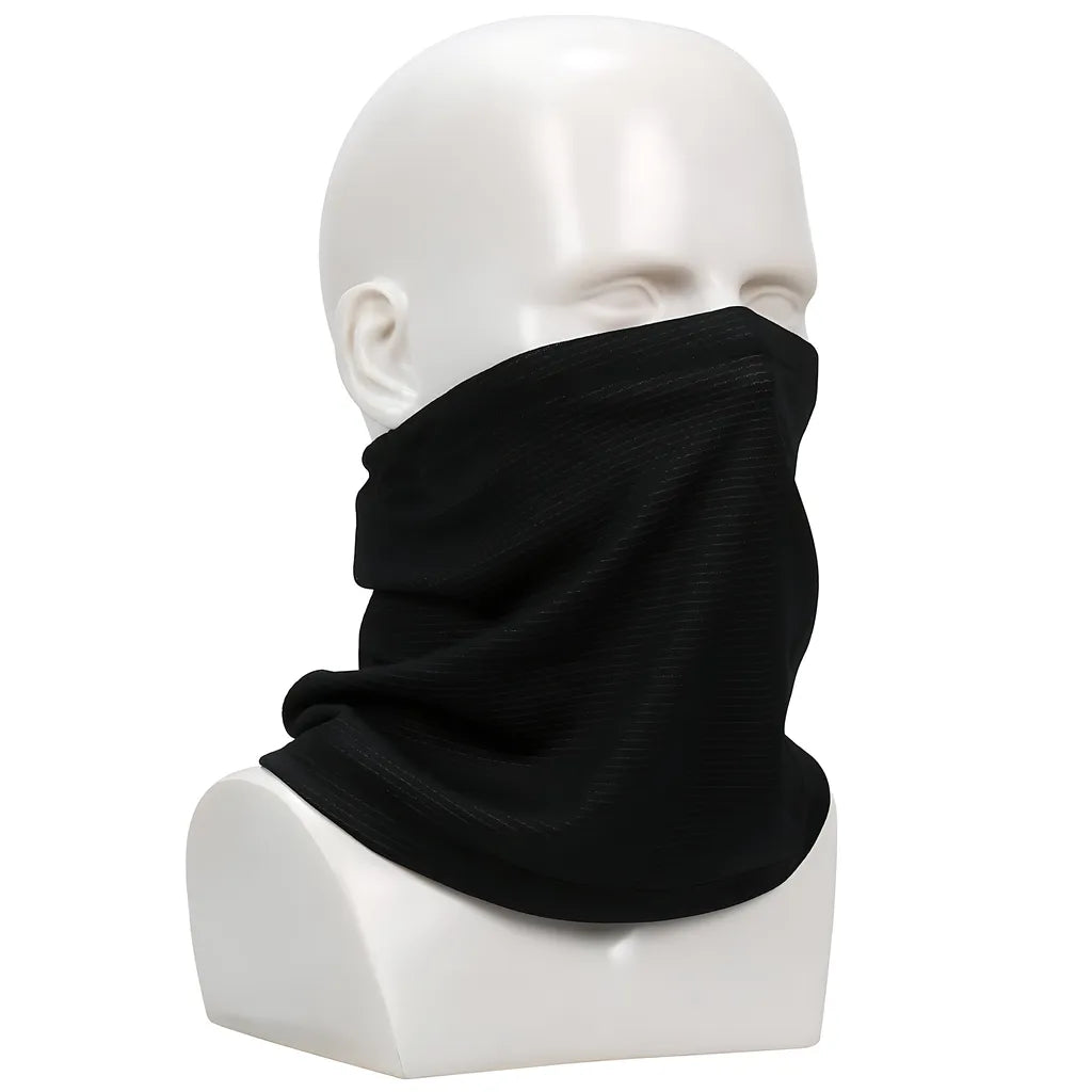 Ez-Cool 393-Ez310-Blk Adjustable 2-Layer Neck Gaiter 393-EZ310-BLK-19220