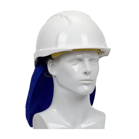 EZ-Cool 396-405-BLU Evaporative Cooling Hard Hat Pad with Neck Shade
