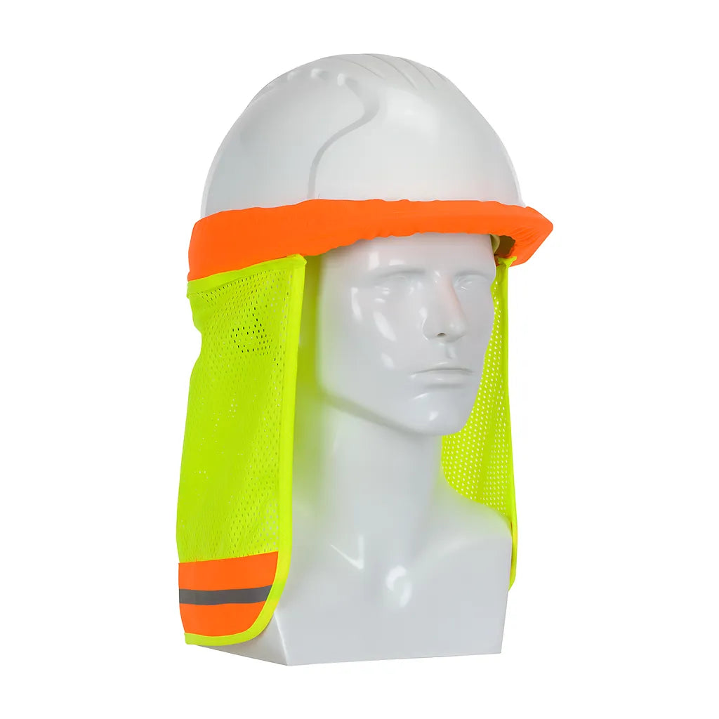 Pip 396-700Fr-Yel Fr Treated Hi-Vis Hard Hat Neck Shade 396-700FR-YEL-19258