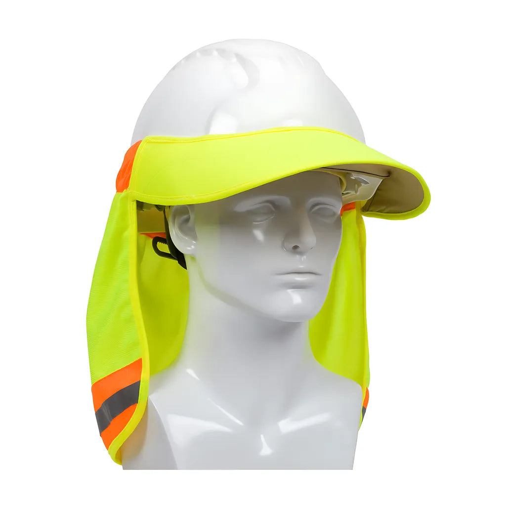 Ez-Cool 396-800-Yel Hi-Vis Hard Hat Visor And Neck Shade 396-800-YEL-19255