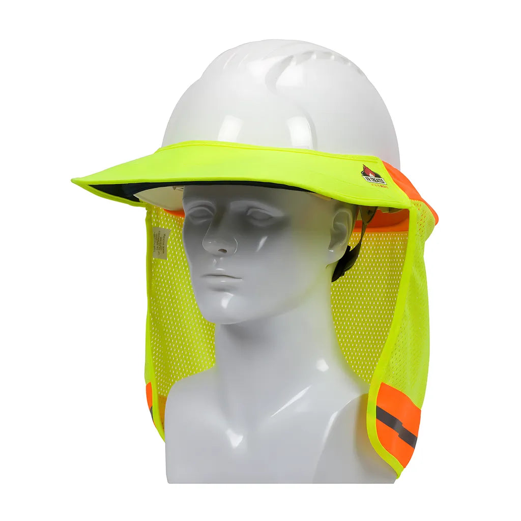 Ez-Cool 396-801Fr-Yel Fr Treated Hi-Vis Hard Hat Visor And Neck Shade 396-801FR-YEL-19259