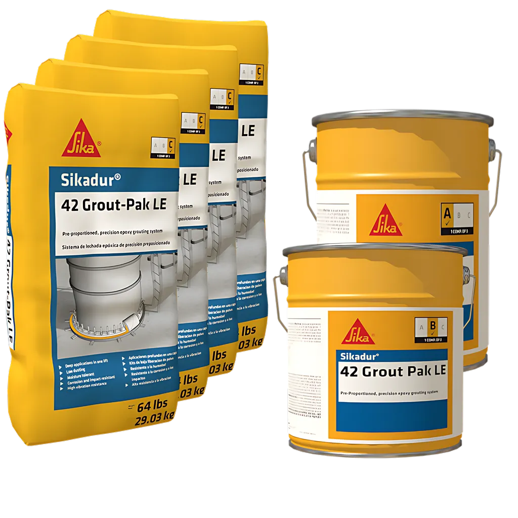 Sikadur 42, Grout-Pak Le - Precision Epoxy Grouting System (2.0 Cu. Ft. Kit) A Component Only