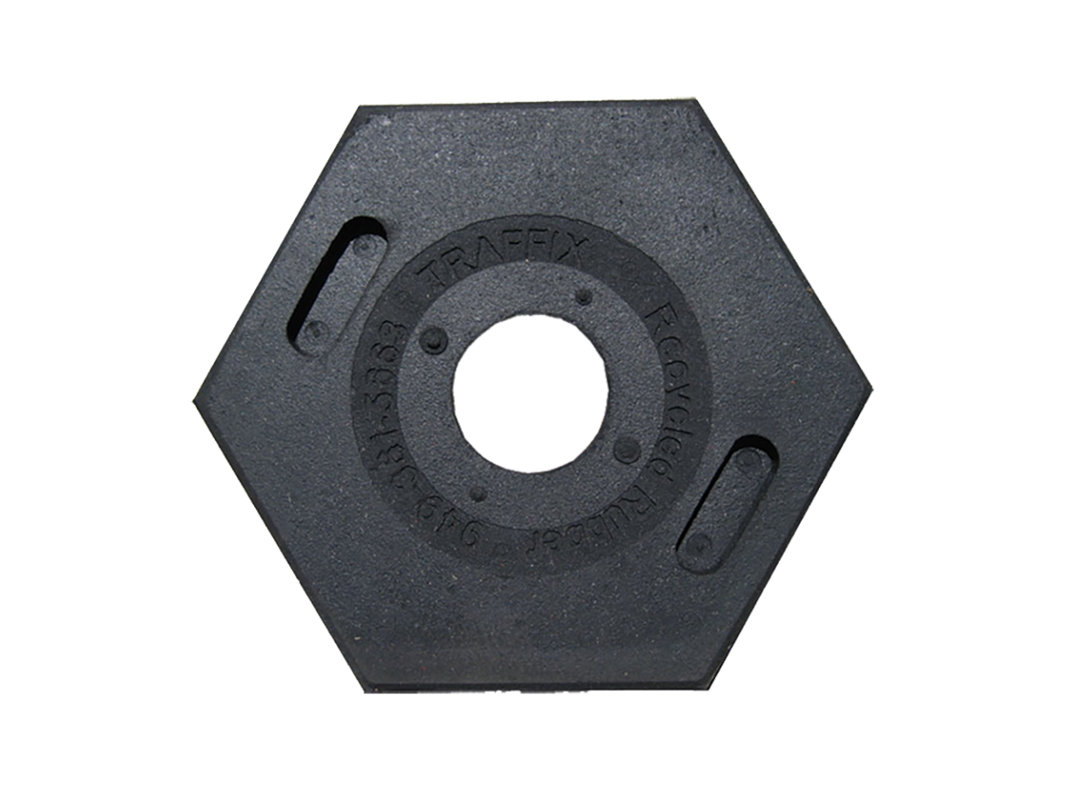 Vizcon Tube Base Hexagonal 12 lb Recycled Rubber