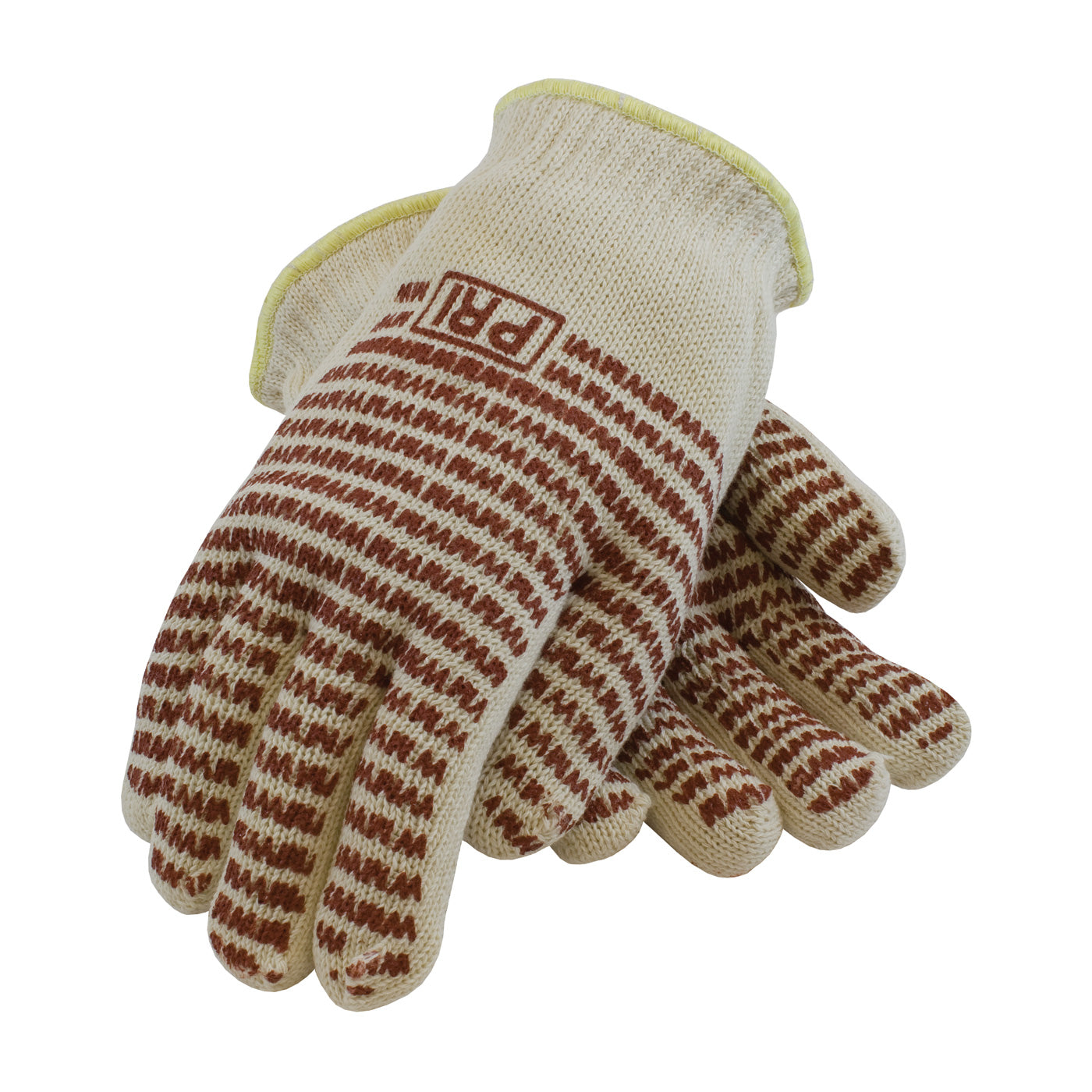 PIP 43-502S Double-Layered Cotton Seamless Knit Hot Mill Glove with Double-Sided EverGrip Nitrile Coating - 24 oz