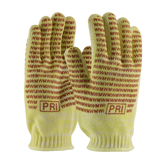PIP 43-552L DuPont Kevlar / Cotton Seamless Knit Hot Mill Glove with Cotton Liner and Double-Sided EverGrip Nitrile Coating - 24 oz