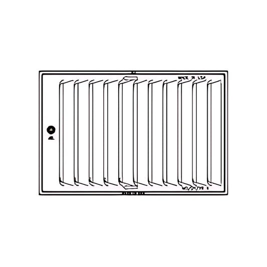 Ej V4280-1 33-3/4" X 21-3/4" Curb Inlet Grate