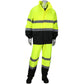 West Chester 4530/2Xl Ansi Type R Class 3 Two-Piece Rain Suit With Black Bottom 45302XL-19815