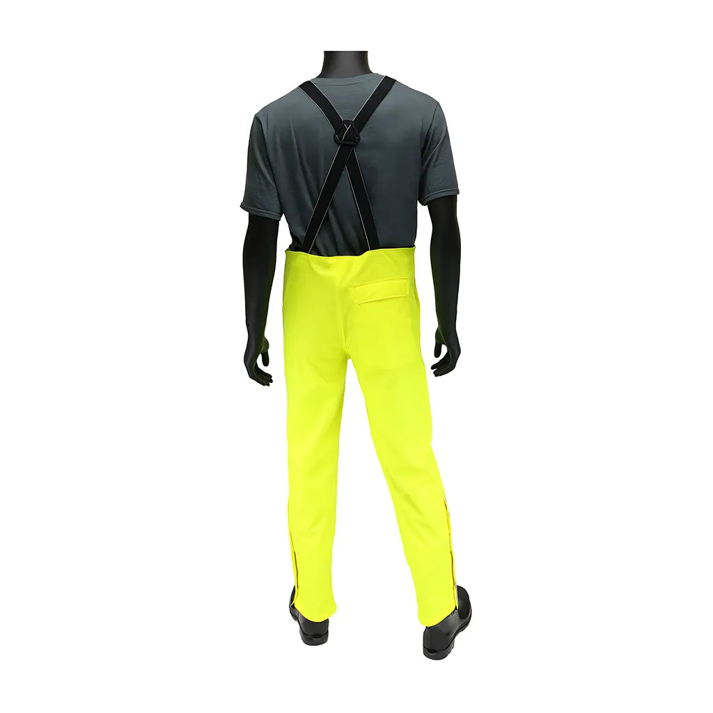 West Chester 4540B/2Xl Hi-Vis Stretch Bib Overalls 4540B2XL-19834