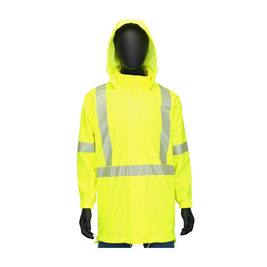 West Chester 4541J/M Type R Class 3 Waterproof Breathable Rain Jacket