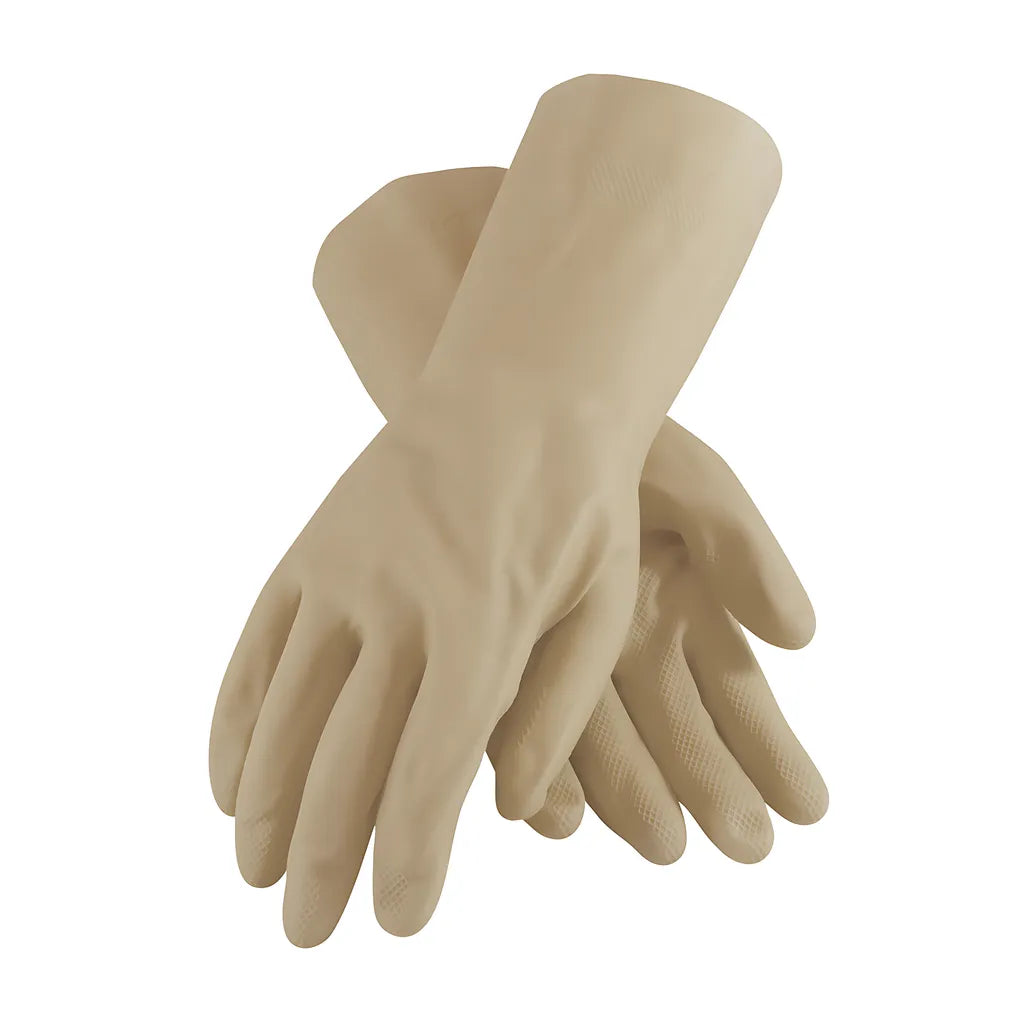 Assurance 47-L171N/S Unsupported Latex Canner, Unlined With Raised Diamond Grip - 18 Mil 47-L171NS-20201