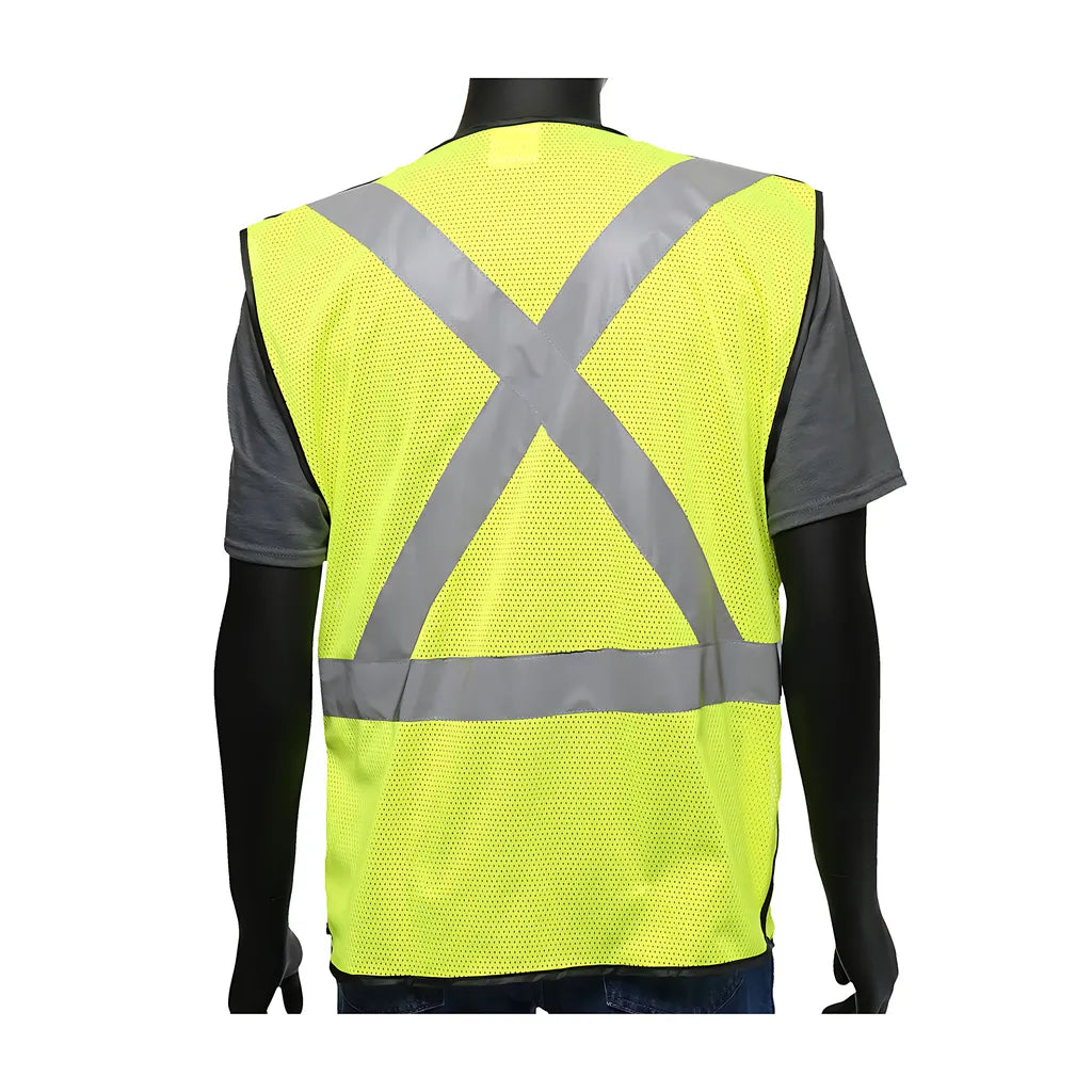 West Chester 47200/O Ansi Type R Class 2 Three Pocket Expandable Mesh Breakaway Vest 47200O-19891