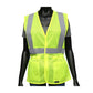 West Chester 47207/Sm Ansi Type R Class 2 Women'S Contoured Mesh Vest With Adjustable Waist 47207SM-19908