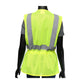 West Chester 47207/Sm Ansi Type R Class 2 Women'S Contoured Mesh Vest With Adjustable Waist 47207SM-19909
