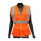 West Chester 47208/Sm Ansi Type R Class 2 Women'S Contoured Mesh Vest With Adjustable Waist 47208SM-19912