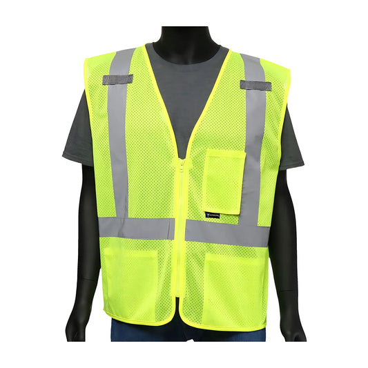 West Chester 47209/5Xl Ansi 107 Type R Class 2 Three Pocket Mesh Vest 472095XL-19926