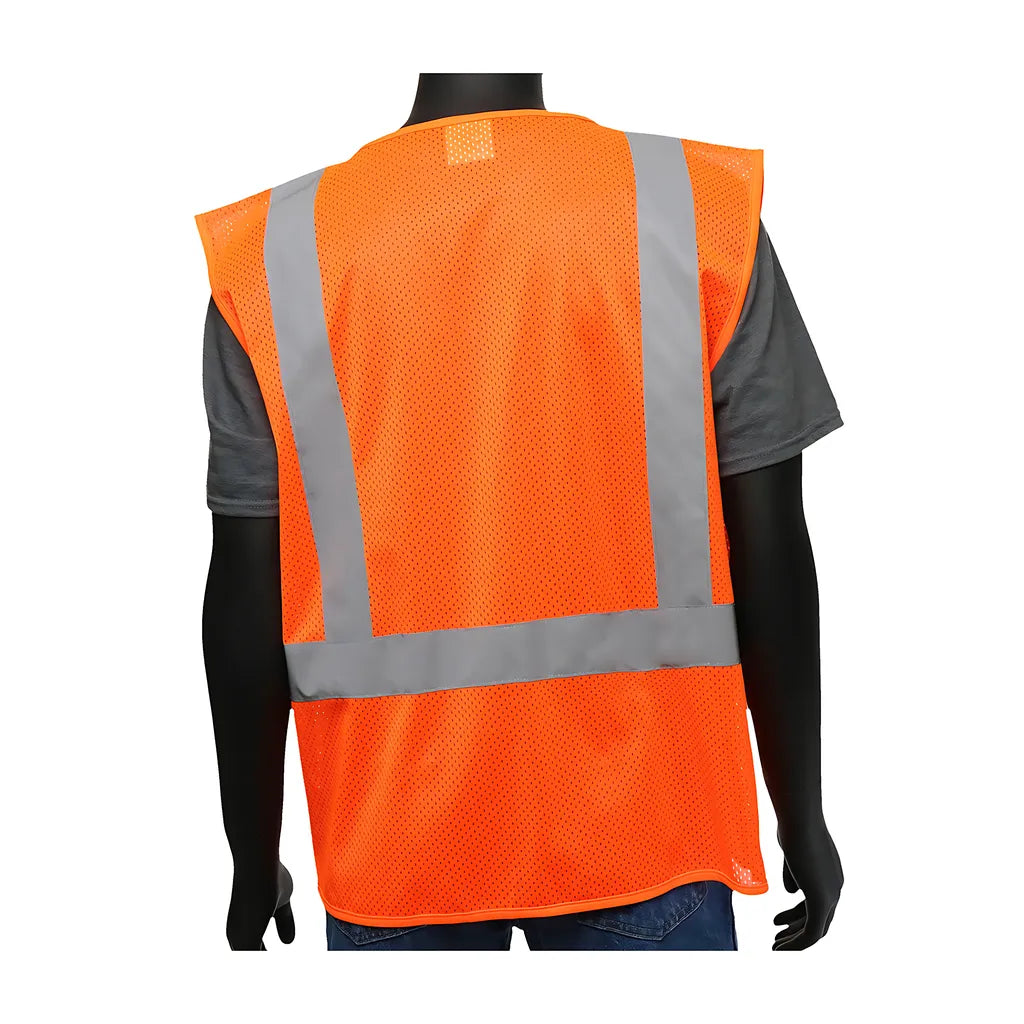 West Chester 47210/4Xl Ansi Type R Class 2 Three Pocket Mesh Vest 472104XL-19939