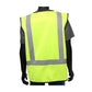 West Chester 47211/4Xl Ansi Type R Class 2 Five Pocket Solid Vest With Black Bottom Front 472114XL-19949