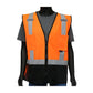 West Chester 47212/2Xl Ansi Type R Class 2 Five Pocket Solid Vest With Black Bottom Front 472122XL-19956