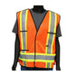 West Chester 47214/3Xl Ansi Type R Class 2 Two-Tone X-Back Breakaway Mesh Vest 472143XL-19980