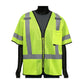 West Chester 47302/3Xl Ansi Type R Class 3 Three Pocket Zipper Mesh Vest 473023XL-20044
