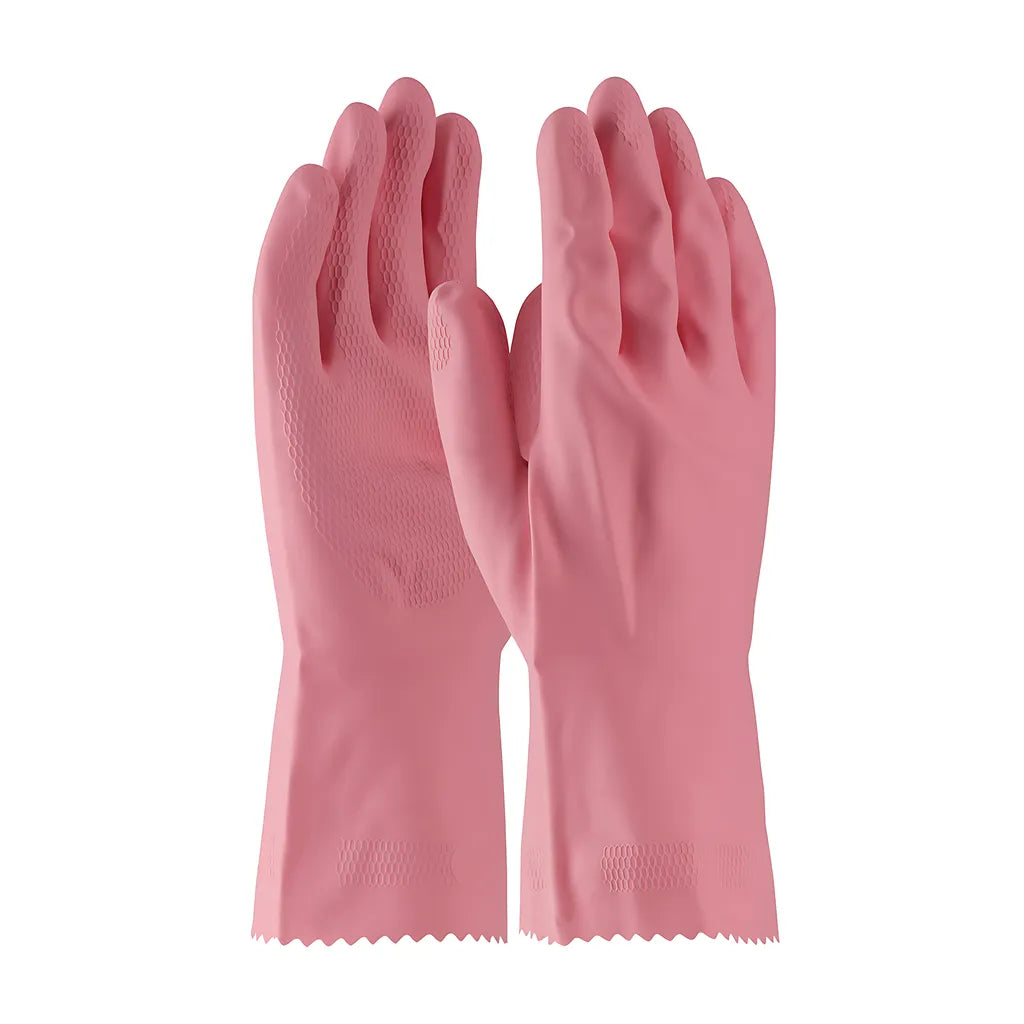 Assurance 48-L185P/L Unsupported Latex, Flock Lined With Honeycomb Grip - 18 Mil 48-L185PL-20240