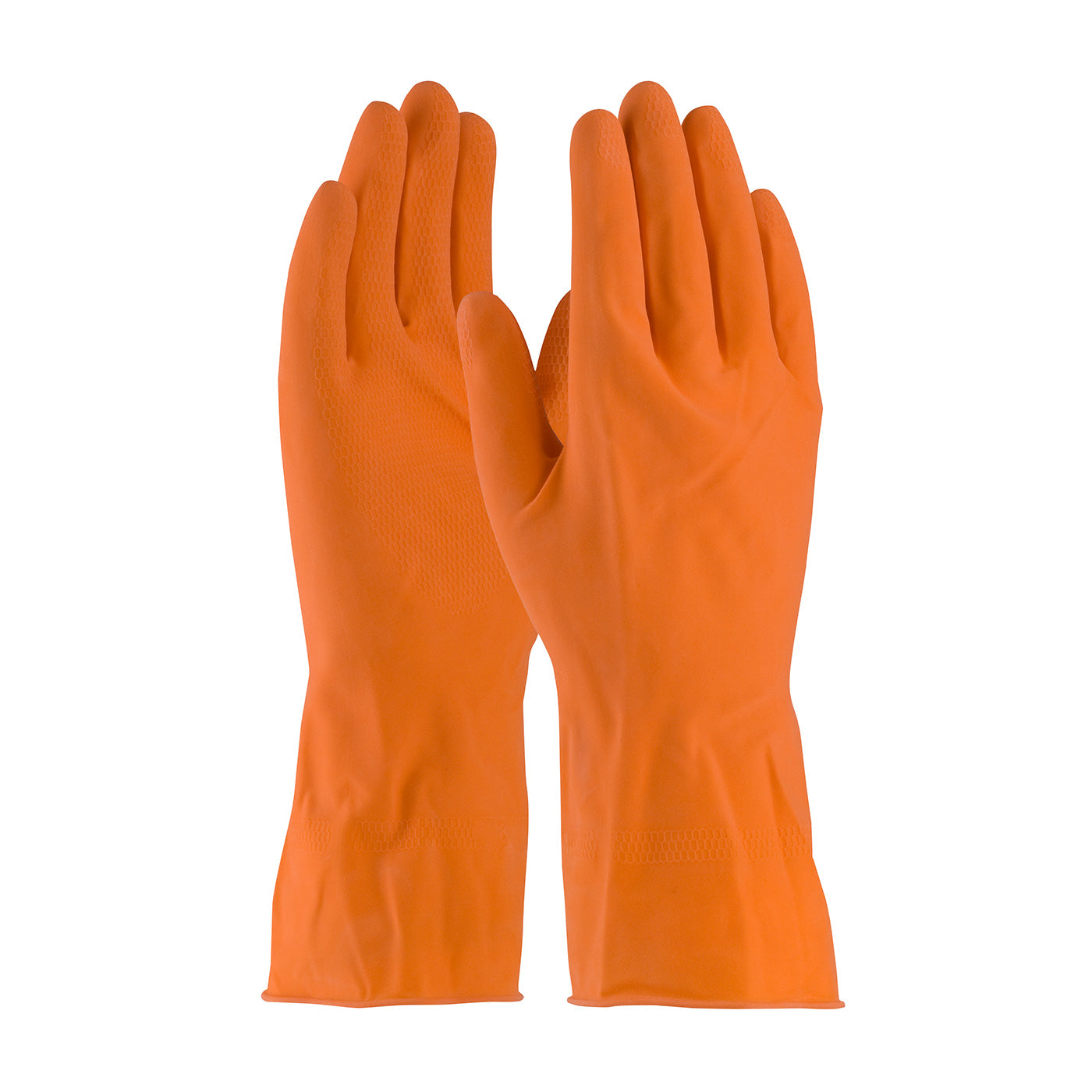 Assurance 48-L185T/M Unsupported Latex, Flock Lined with Honeycomb Grip - 18 Mil
