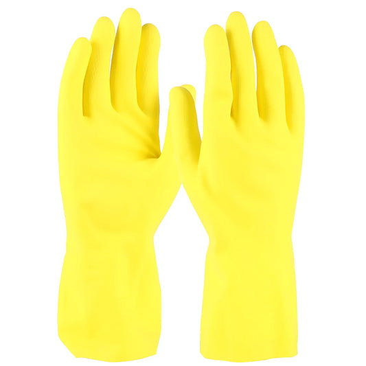 Assurance 48-L185Y/M Unsupported Latex, Flock Lined With Honeycomb Grip - 18 Mil 48-L185YM-20252