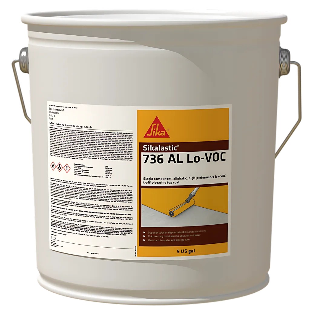 Sikalastic 736 Al Lo-Voc - Scaqmd Compliant - Tint Base - Neutral