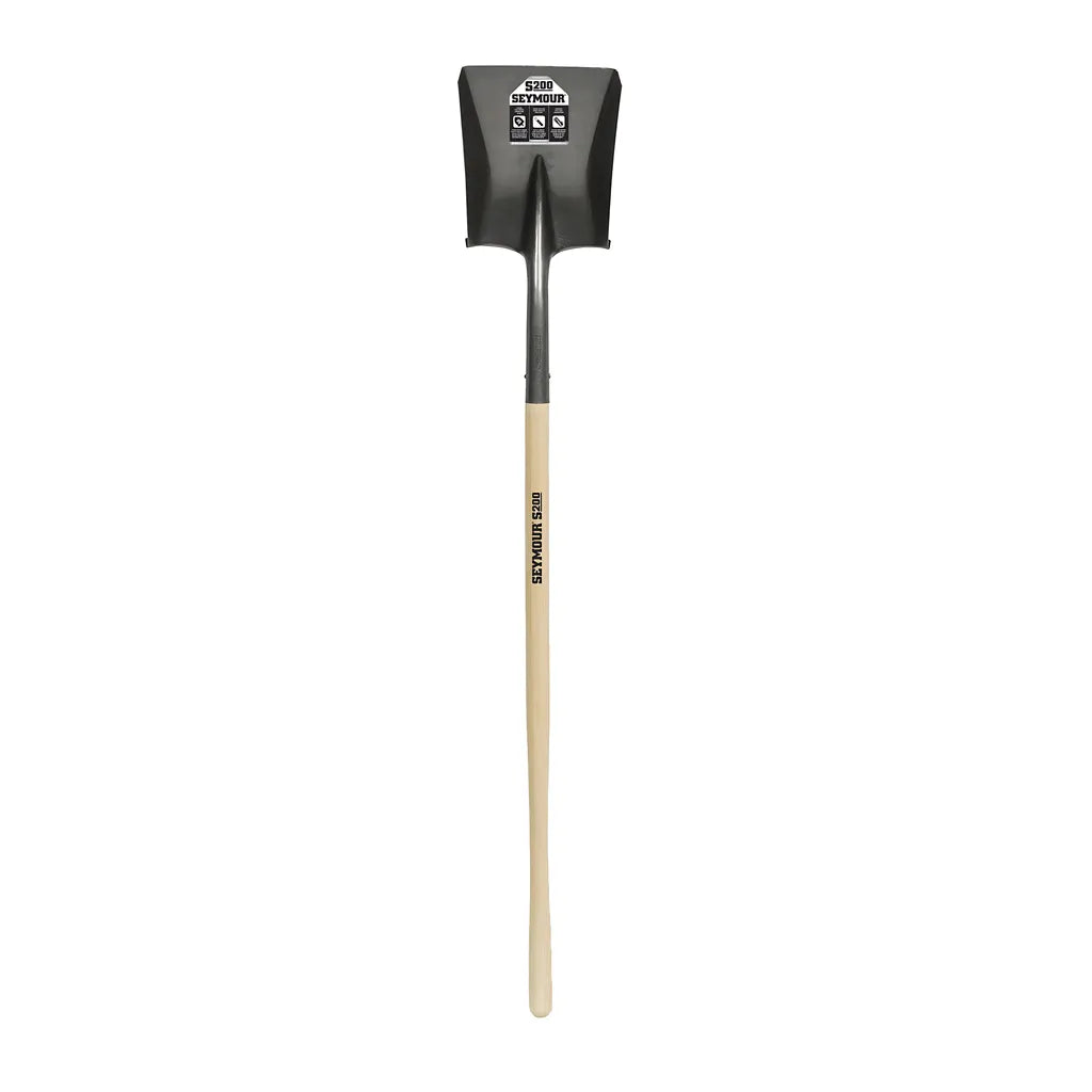 16 Ga. #2 Square Point Shovel, 42" Wood Handle 49832-72