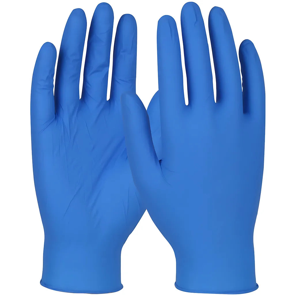 Qrp 4Bqf09M Disposable Nitrile Glove, Powder Free With Textured Grip - 3.5 Mil 4BQF09M-20281