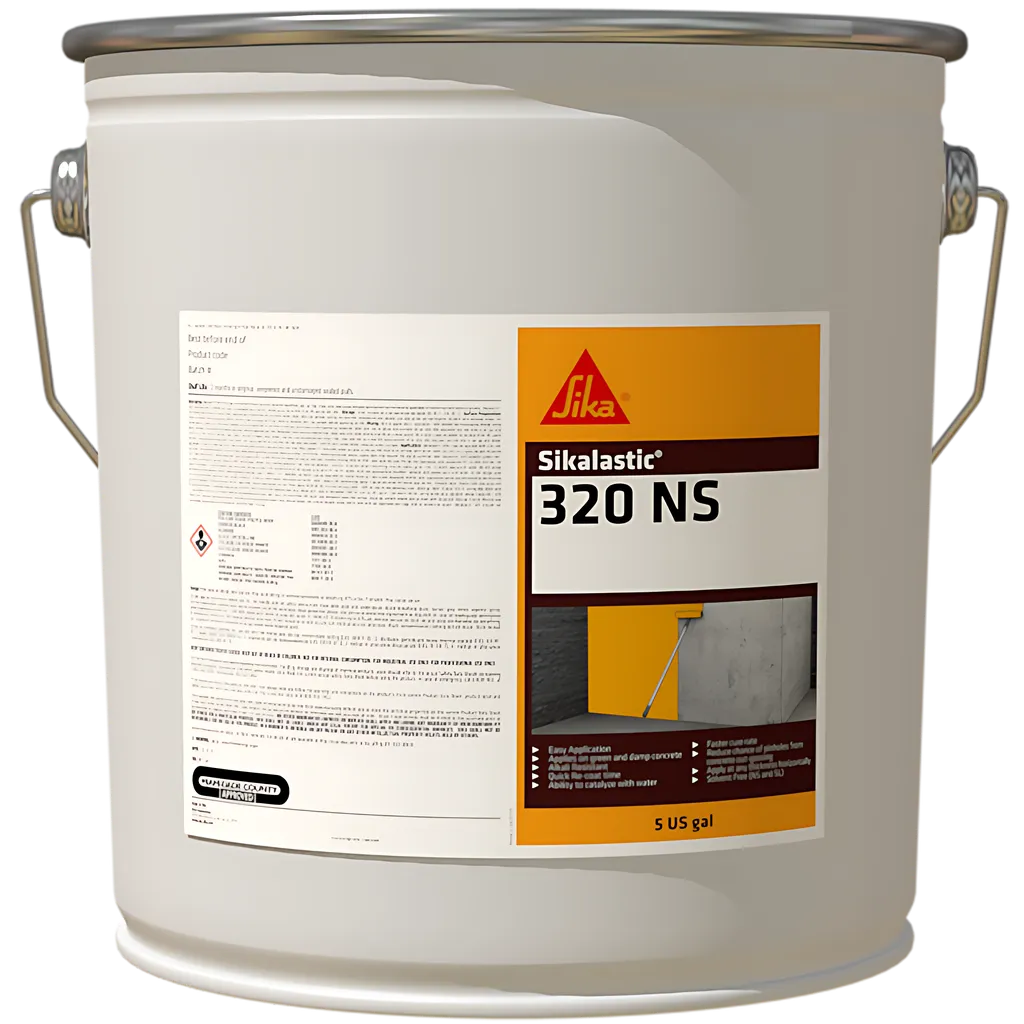 Sikalastic 320 Ns - One Component, Non-Sag, Bitumen Modified Waterproofing Membrane