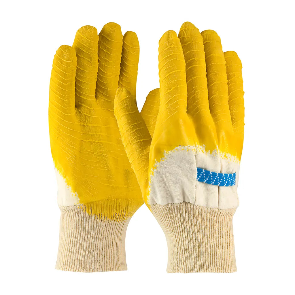 Pip 55-3271 Latex Coated Glove With Jersey Liner And Crinkle Finish On Palm, Fingers & Knuckles - Knit Wrist 55-3271-20454