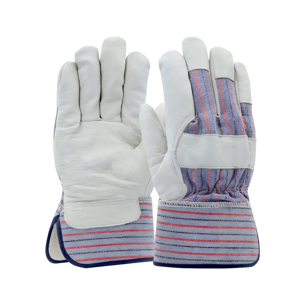 West Chester 5555/2Xl Pigskin Leather Palm Glove With Fabric Back And Thermal Lining - Rubberized Safety Cuff 55552XL-20465