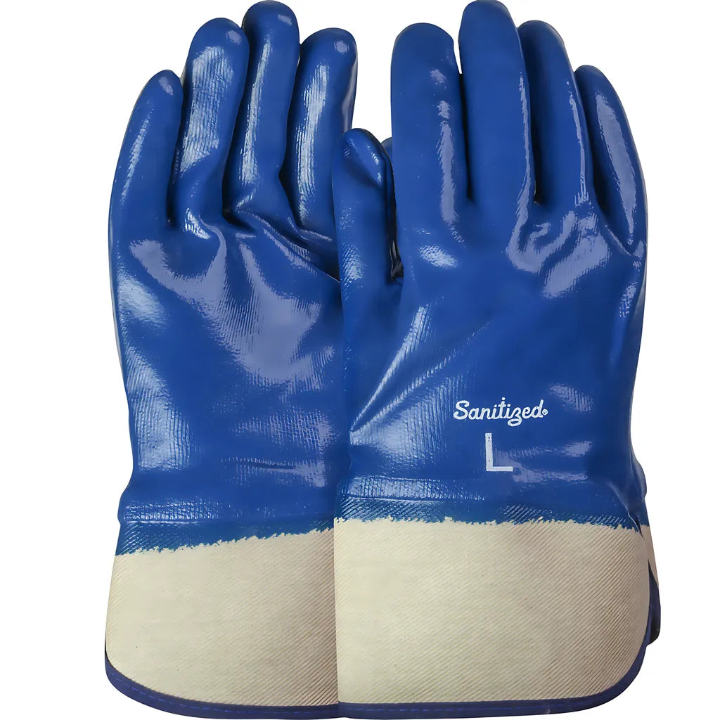 Pip 56-3154/M Nitrile Dipped Glove With Jersey Liner And Smooth Finish On Full Hand - Plasticized Safety Cuff 56-3154M-20500