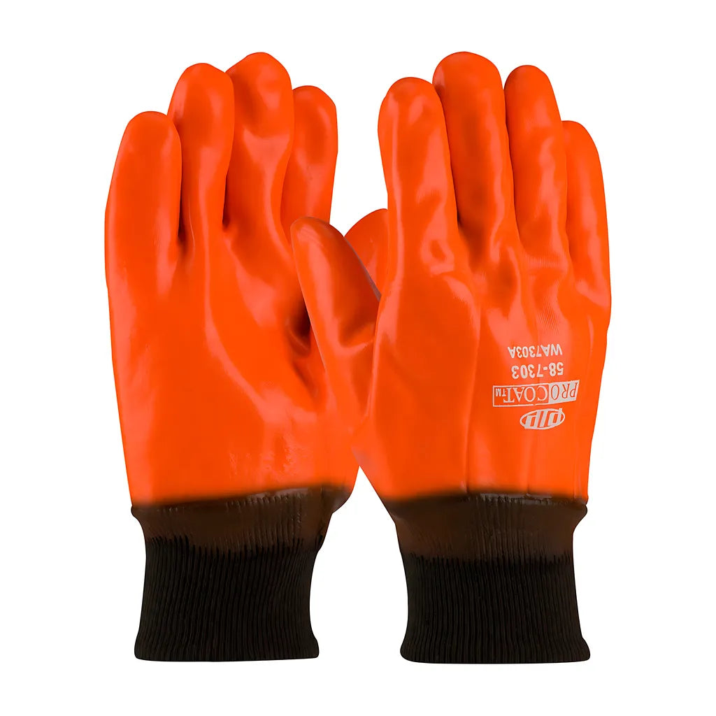 Pip 58-7303 Premium Pvc Dipped Glove With Interlock/Jersey Liner And Smooth Finish - Insulated & Waterproof 58-7303-20581