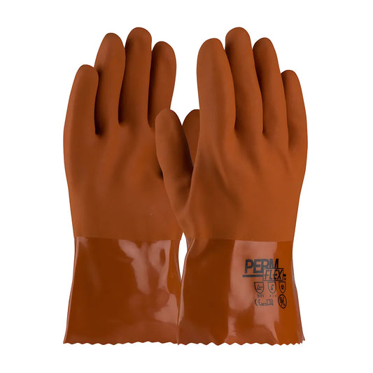 Pip 58-8650/L Cold Resistant Pvc Glove With Seamless Liner And Rough Coating - 10" 58-8650L-20606