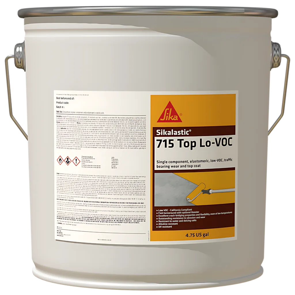 Sikalastic 715 Lo-Voc Top Coat - Scaqmd Compliant - Custom Color
